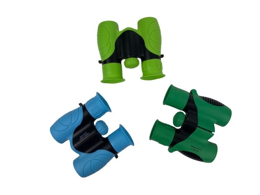 Toy Binoculars das crianças de RoHS, binóculos do tamanho da criança 8x21 choca resistente