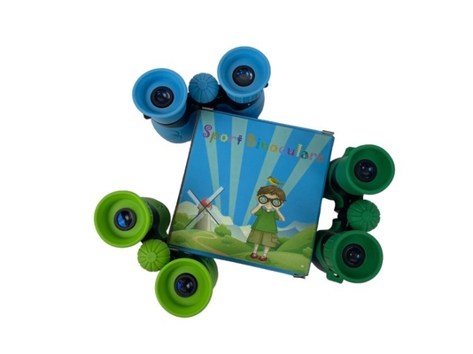 Toy Binoculars das crianças de RoHS, binóculos do tamanho da criança 8x21 choca resistente