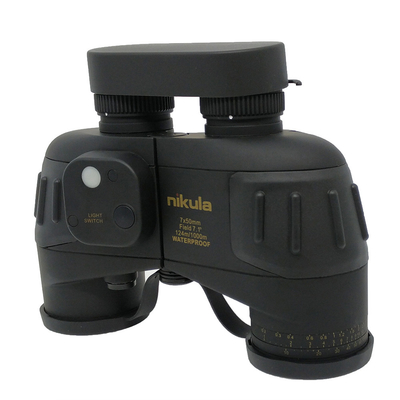 Telescópio impermeável do ar livre, 7x50 Marine Binoculars With Compass