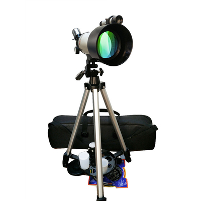 Telescópio astronômico compacto 70x400mm do Refratora