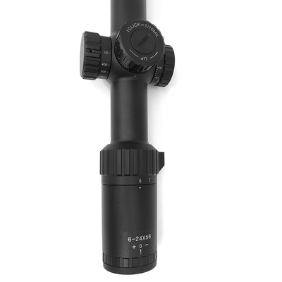 Os espaços militares 6-24x56 FFP do rifle da longa distância da categoria iluminaram o retículo do IR