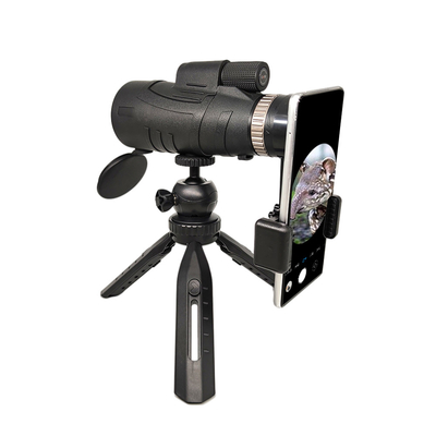 Telescópio Bak4 do telefone celular de HD 12x50 com o suporte do tripé para a ornitologia de acampamento exterior