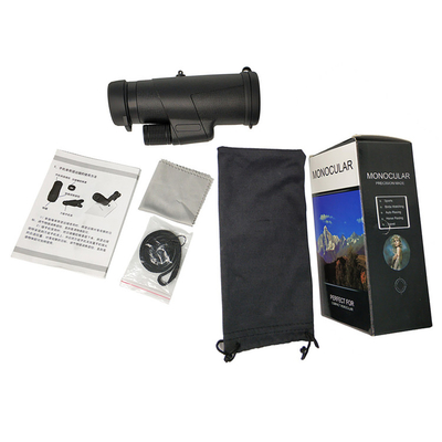 Telescópio impermeável do telefone celular IPX7, telescópio do monocular 12x50 para Smartphone