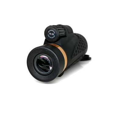 telescópio do telefone celular do monocular de 18x62 HD Bak4 para a ornitologia de viagem das crianças