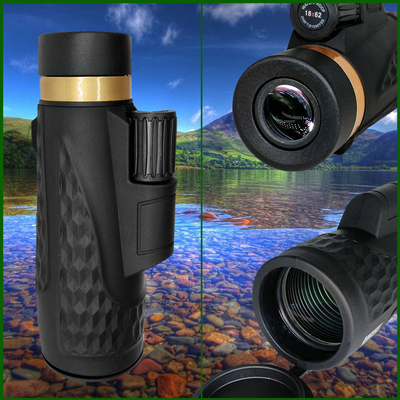 telescópio do telefone celular do monocular de 18x62 HD Bak4 para a ornitologia de viagem das crianças