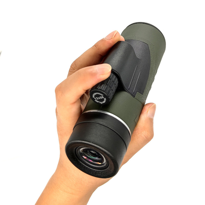 Telescópio do monocular do poder superior de HD 12x50 com Smartphone para a ornitologia