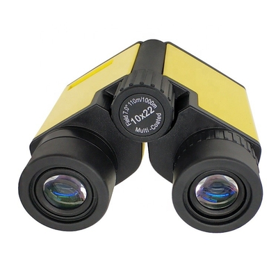 10x22 de alta resolução caçoa o ângulo largo portátil de prisma de Toy Binoculars Bak 4
