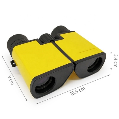 10x22 de alta resolução caçoa o ângulo largo portátil de prisma de Toy Binoculars Bak 4