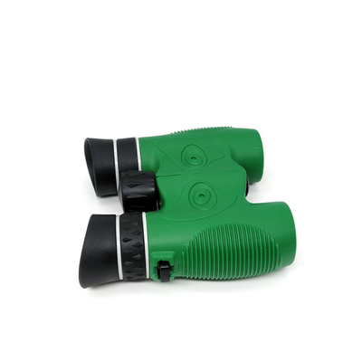 PVC de Toy Binoculars Green Food Grade das crianças 10x22 exteriores