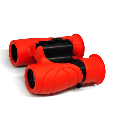 Jogo vermelho de Toy Binoculars For Kids Outdoor da criança 10x22