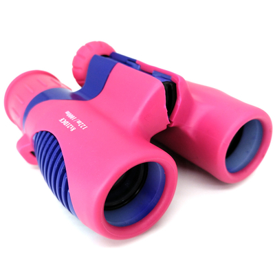 Toy Binoculars das crianças 6x21, binóculos do tamanho da criança de prisma Bak4