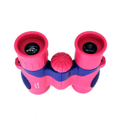Toy Binoculars das crianças 6x21, binóculos do tamanho da criança de prisma Bak4