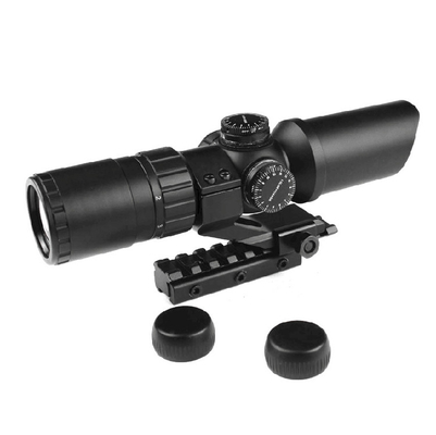 estojo compacto iluminado do rifle da caça 1.5-5x32 espaço de pouco peso