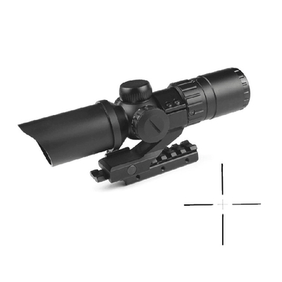 estojo compacto iluminado do rifle da caça 1.5-5x32 espaço de pouco peso