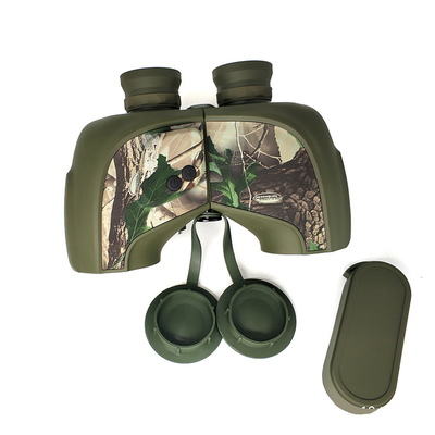 binóculos impermeáveis militares Telescopio do Rangefinder de 7x50 NightVision com compasso