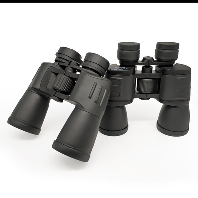 Estojo compacto impermeável binocular militar do telescópio 10x50 IPX7 do foco HD do centro