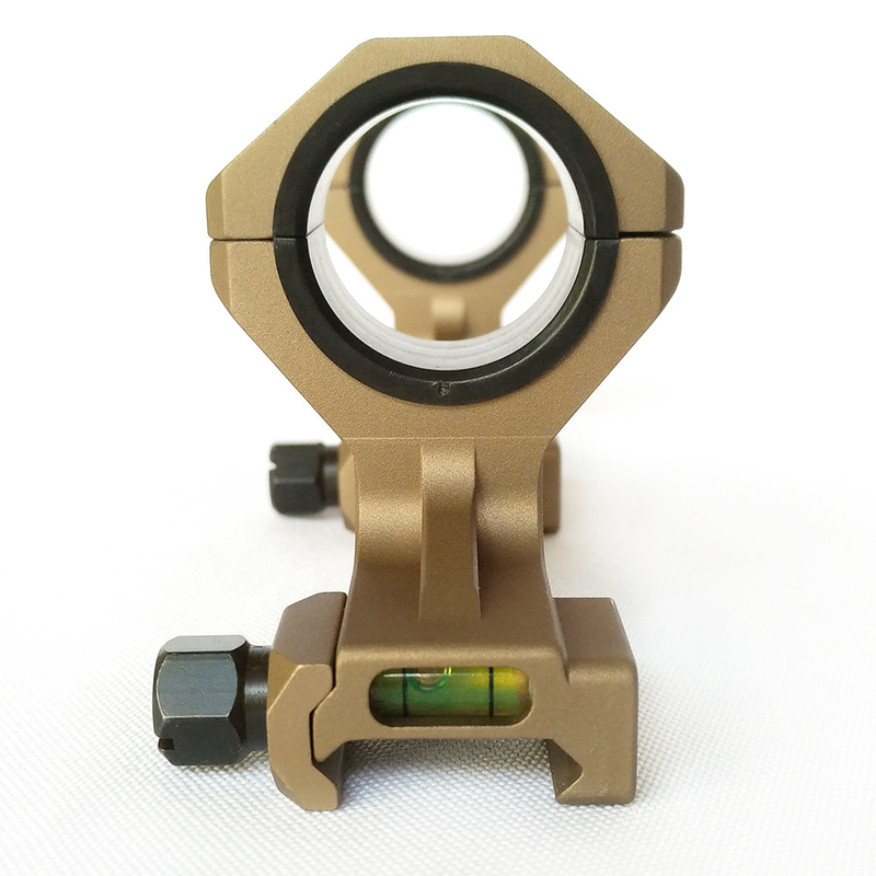 nível de espírito duplo de Ring Telescope Tripod Accessories With do trilho de 20mm uma montagem do espaço da parte